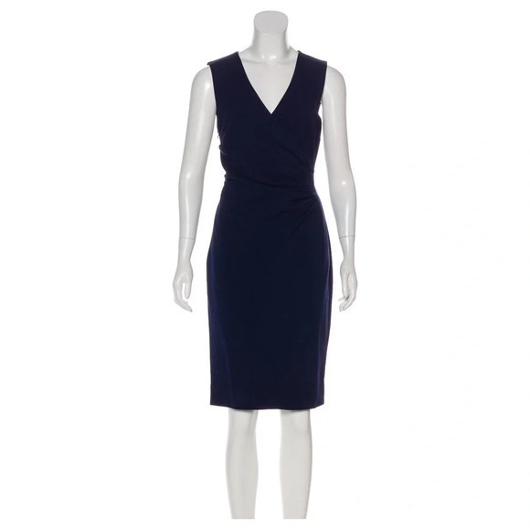 Diane Von Furstenberg Layne Ruched Sheath Dress Womens size 6 - Picture 1 of 8